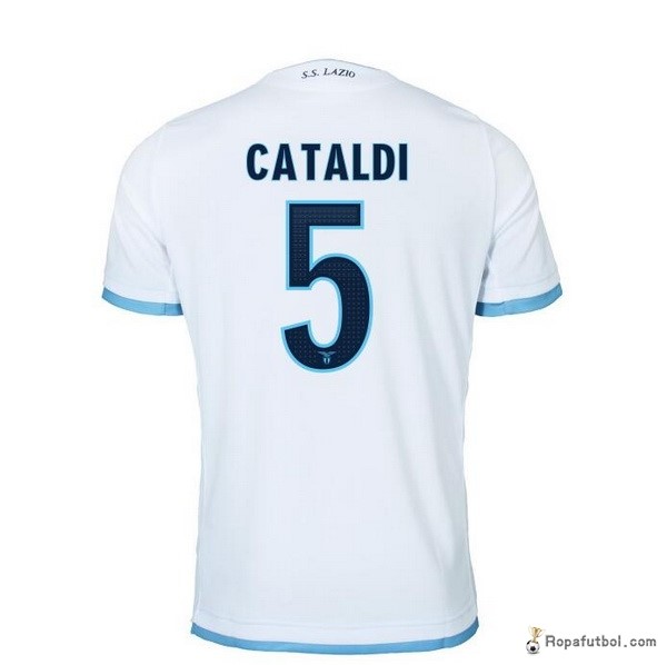 Camiseta Lazio Replica Tercera Ropa Cataldi 2016/17 Blanco